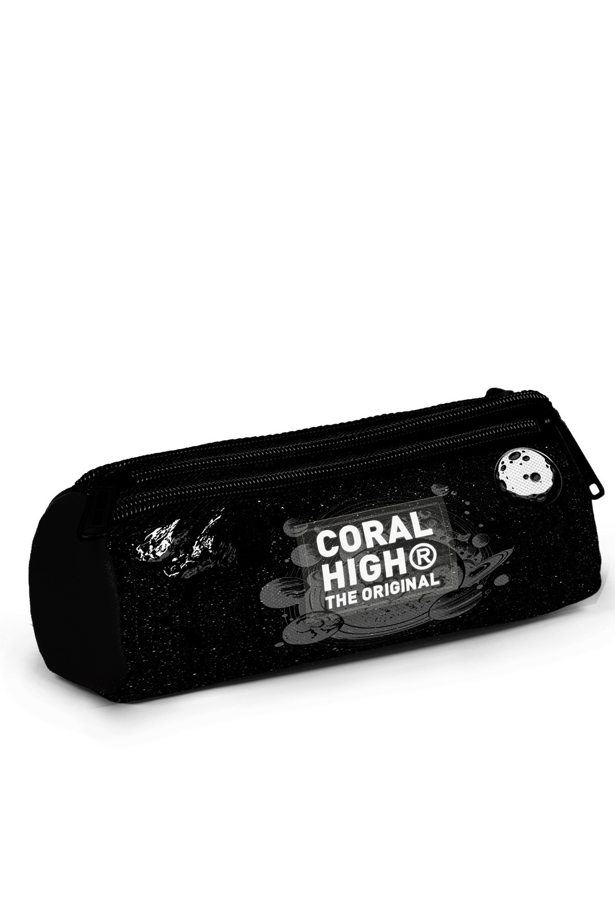 Coral High Siyah Galaxy Desenli 3’lü Okul Çanta Seti