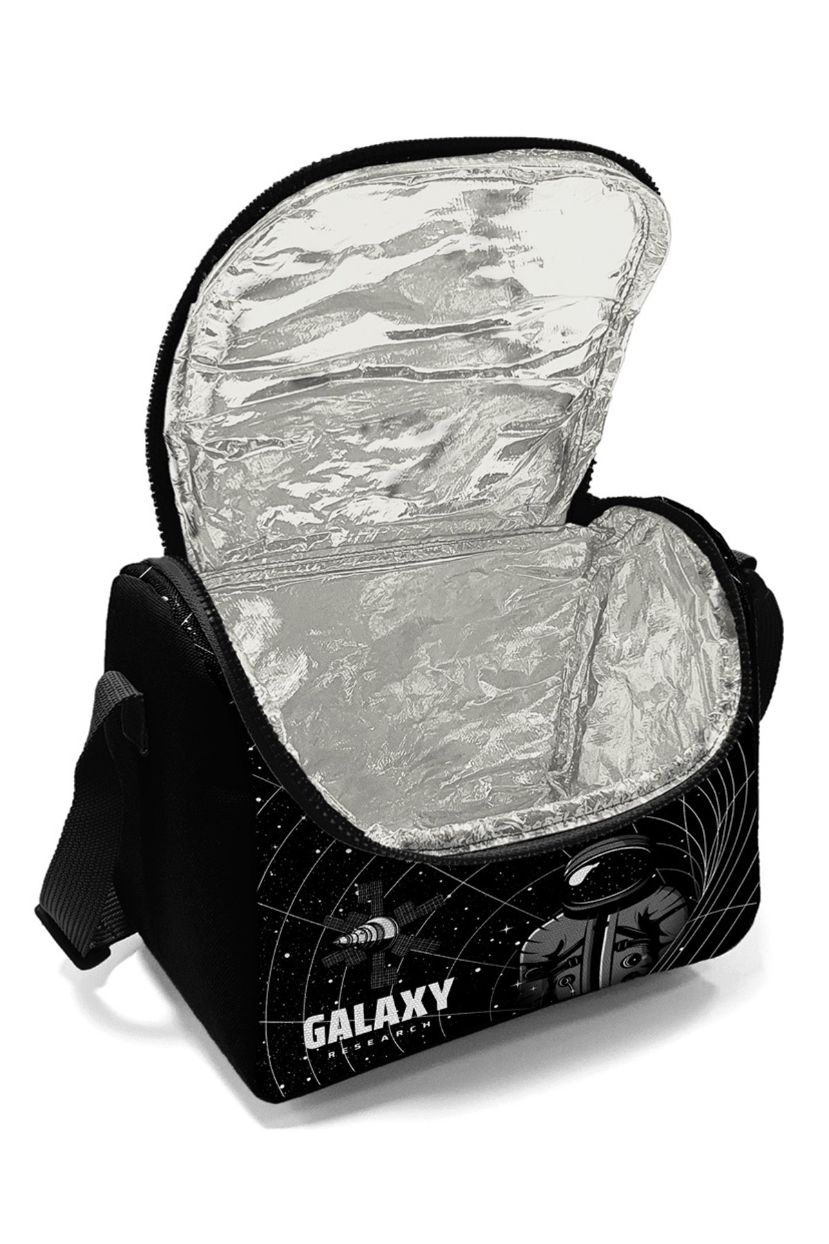 Coral High Siyah Galaxy Desenli 3’lü Okul Çanta Seti