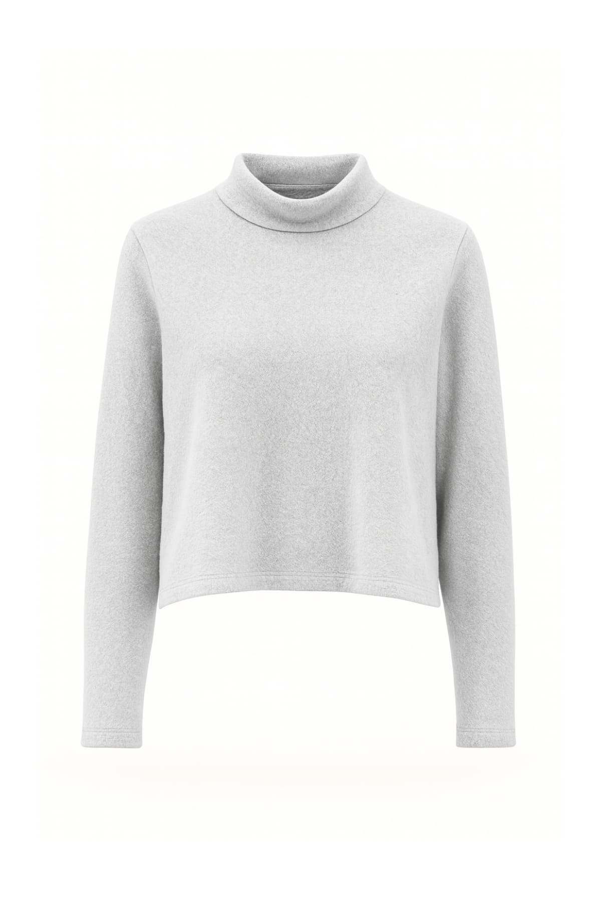 Basic Yüksek Yakalı Etekli İkili Takım