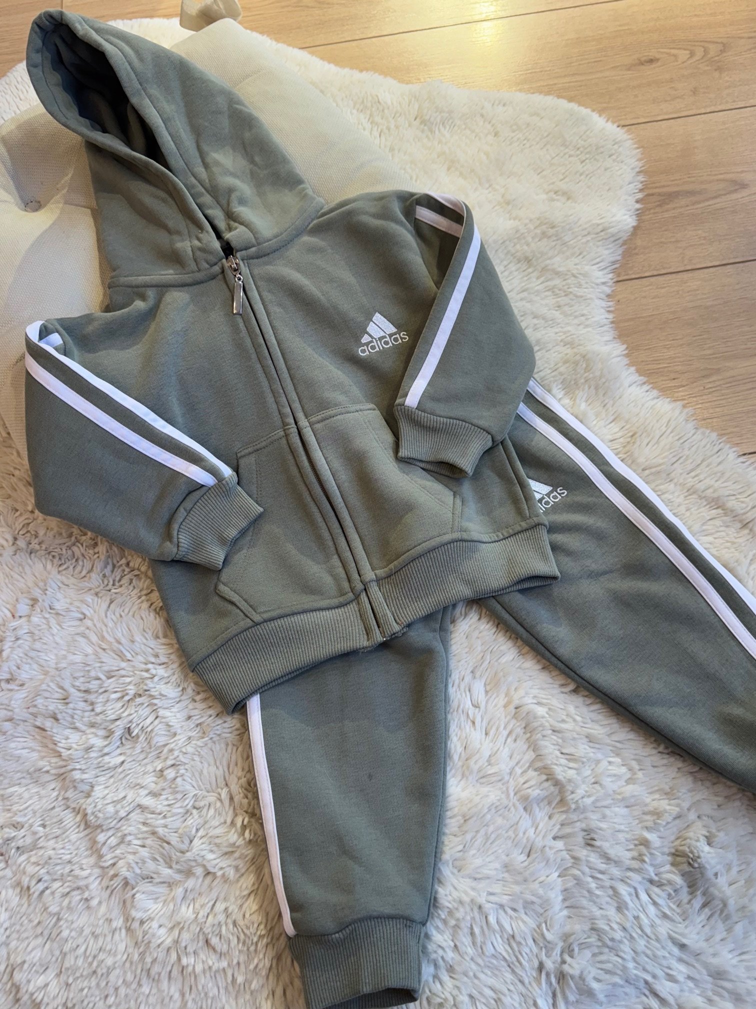 Kapişonlu Adidas Takım - Haki
