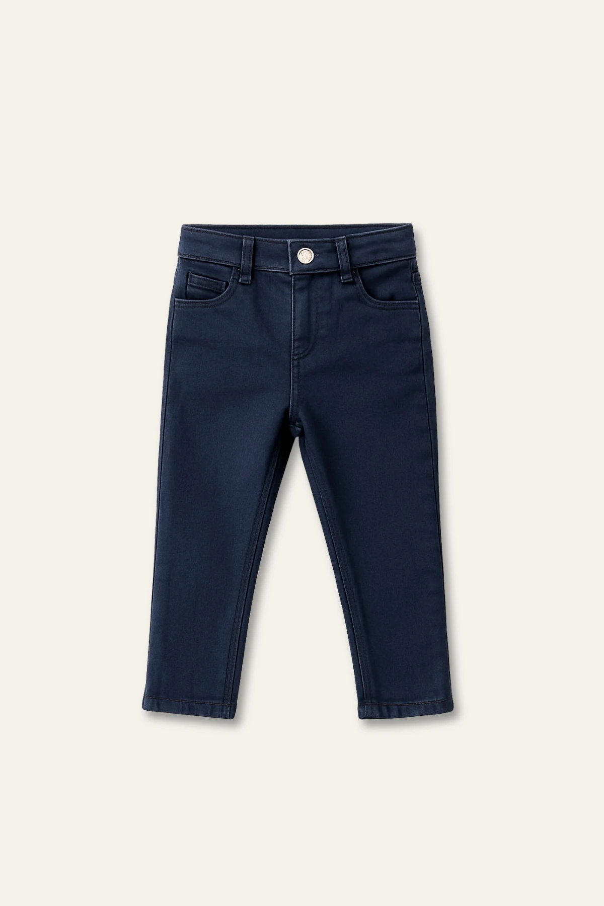 Erkek Bebek Kot Ceketli Dörtlü Takım