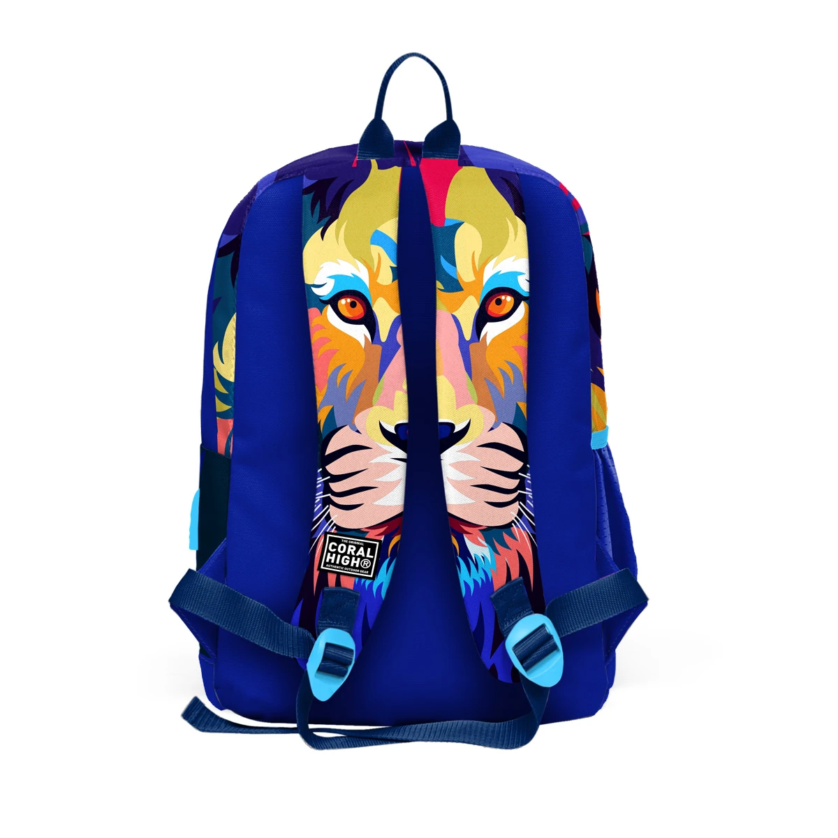 Coral High Kids Lacivert Saks Aslan Desenli 3’lü Okul Çanta Seti