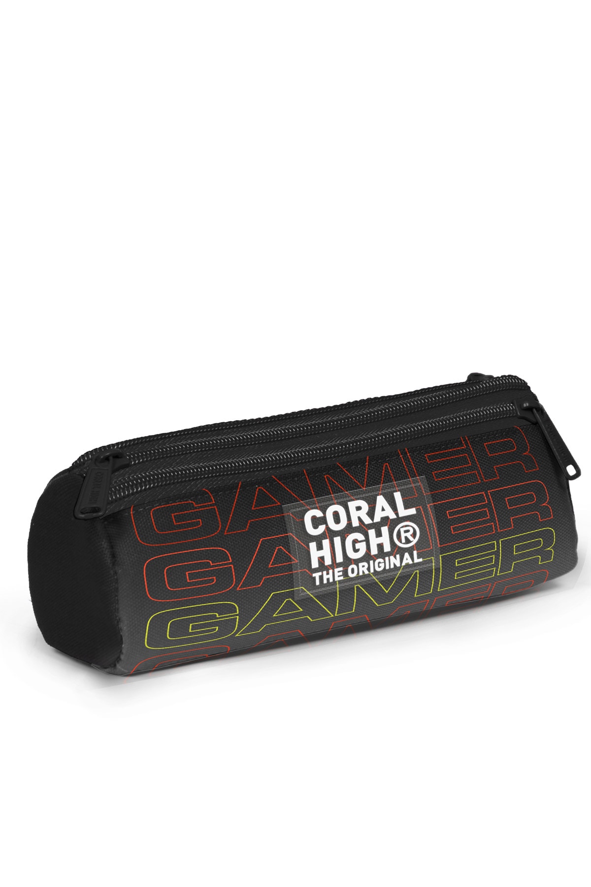 Coral High Siyah Gri Gamer Desenli 3’lü Okul Çanta Seti 