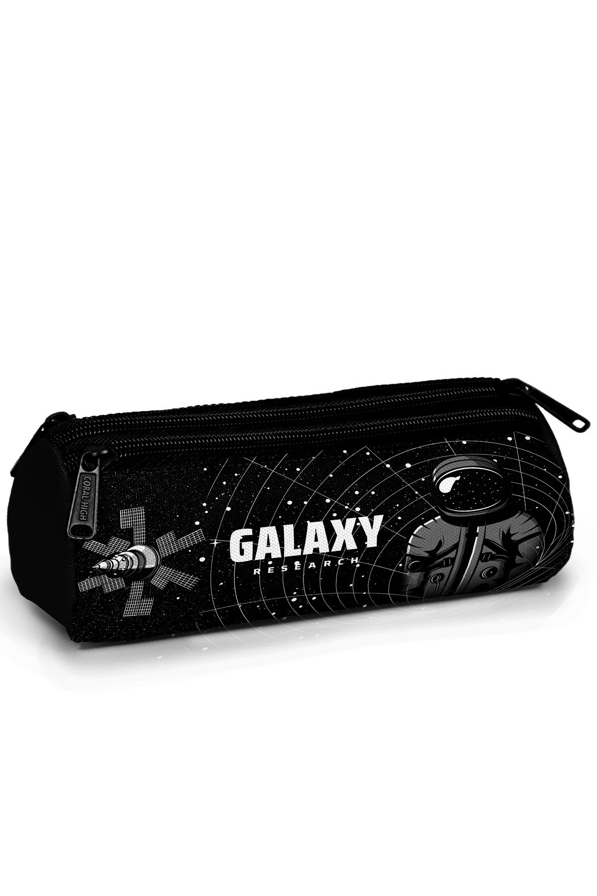 Coral High Siyah Galaxy Desenli 3’lü Okul Çanta Seti