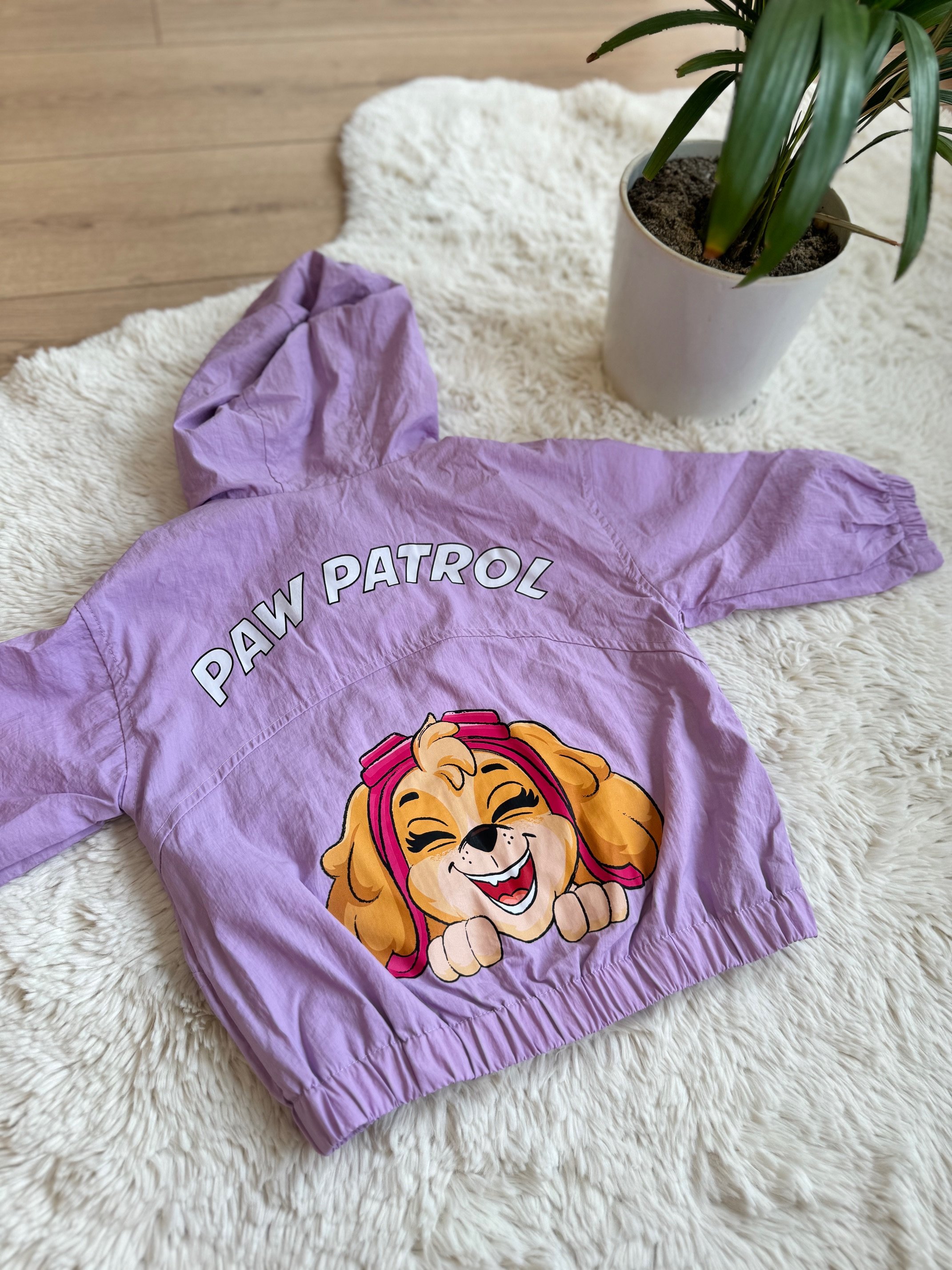 Lila Paw Patrol Yağmurluk