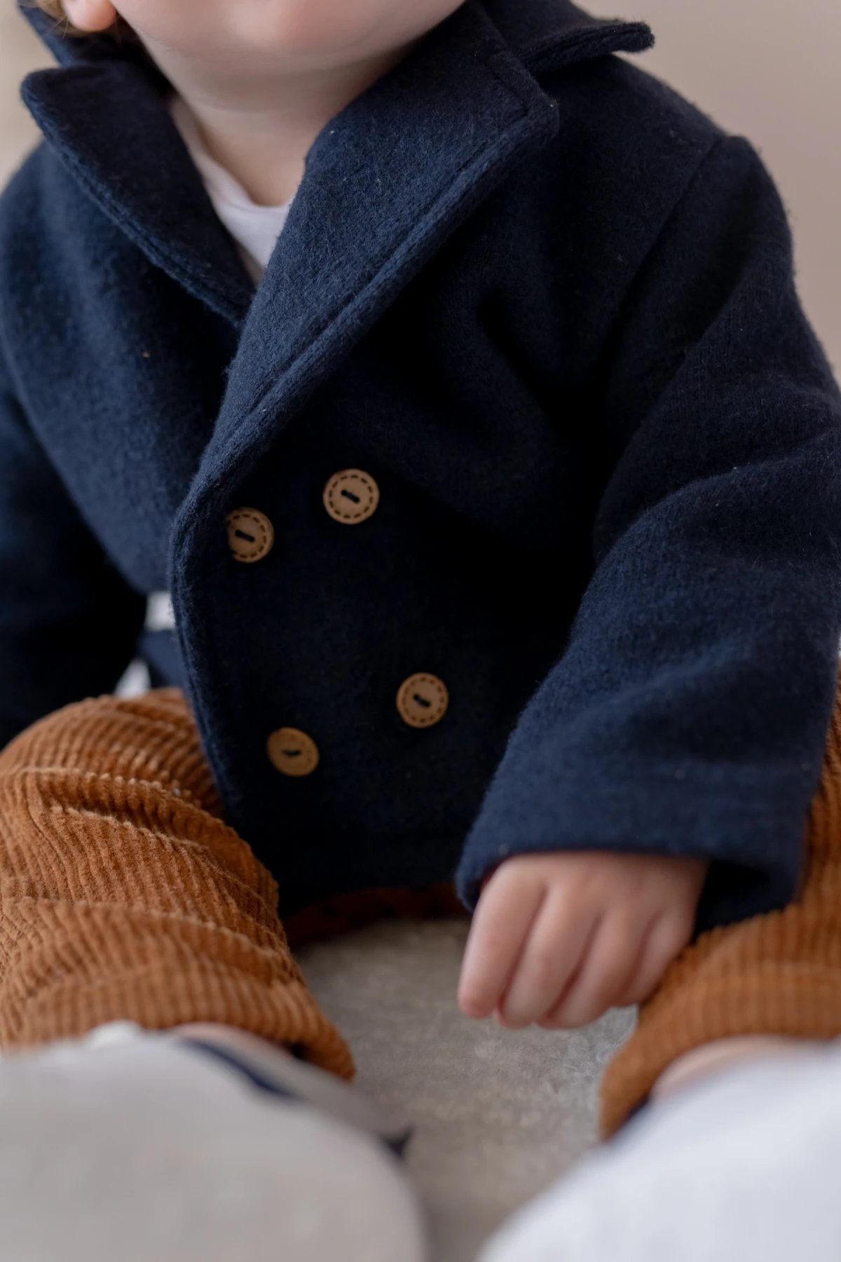 Erkek Bebek Örme Ceket