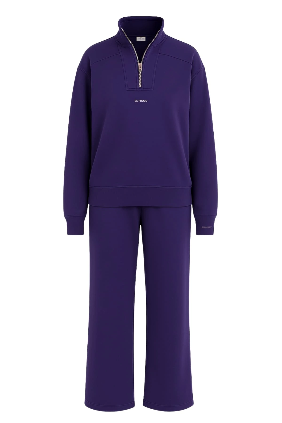  Fermuarlı Yüksek Yaka İkili Takım