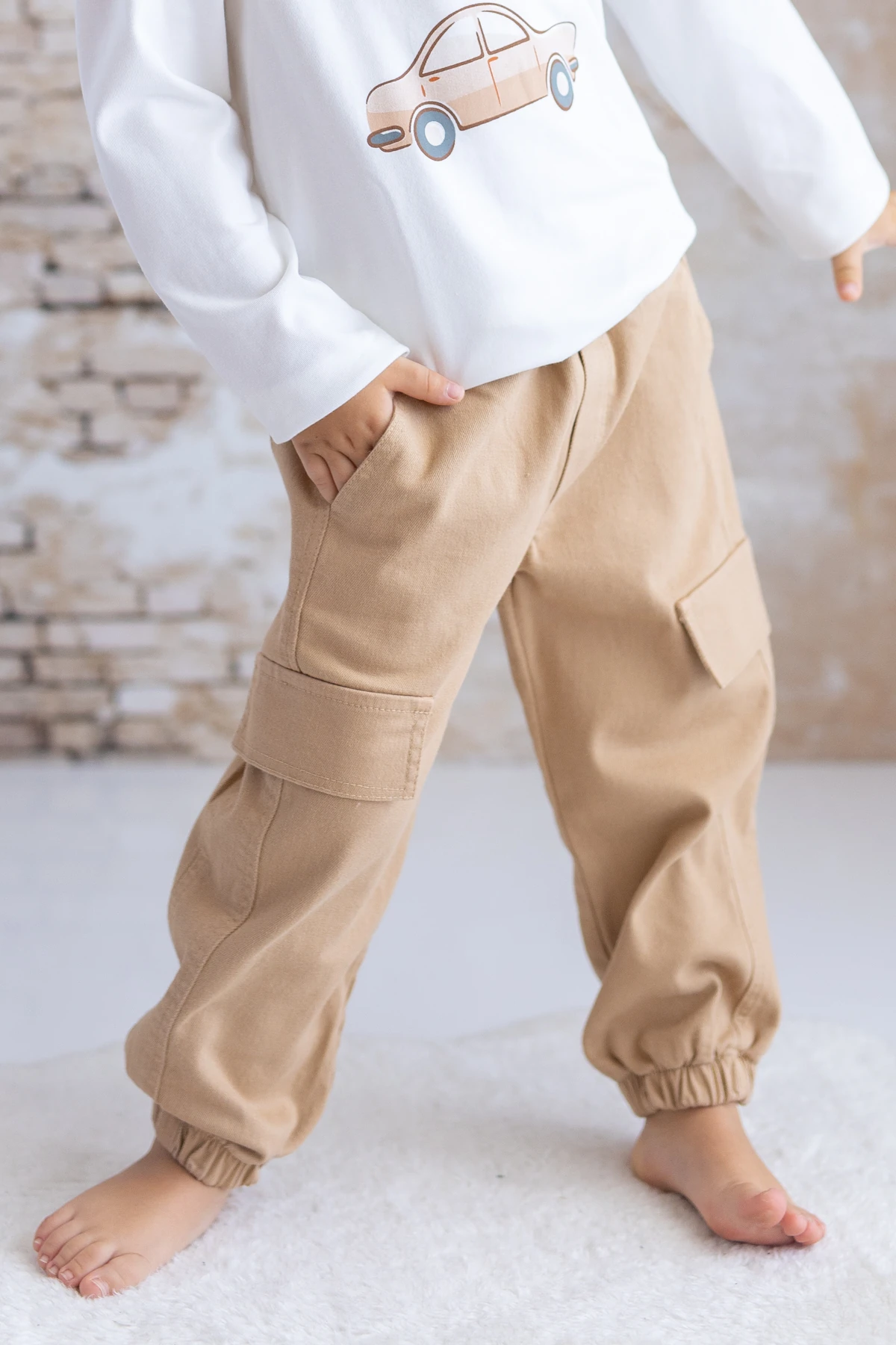 Kadife Gömlek Üçlü Takım