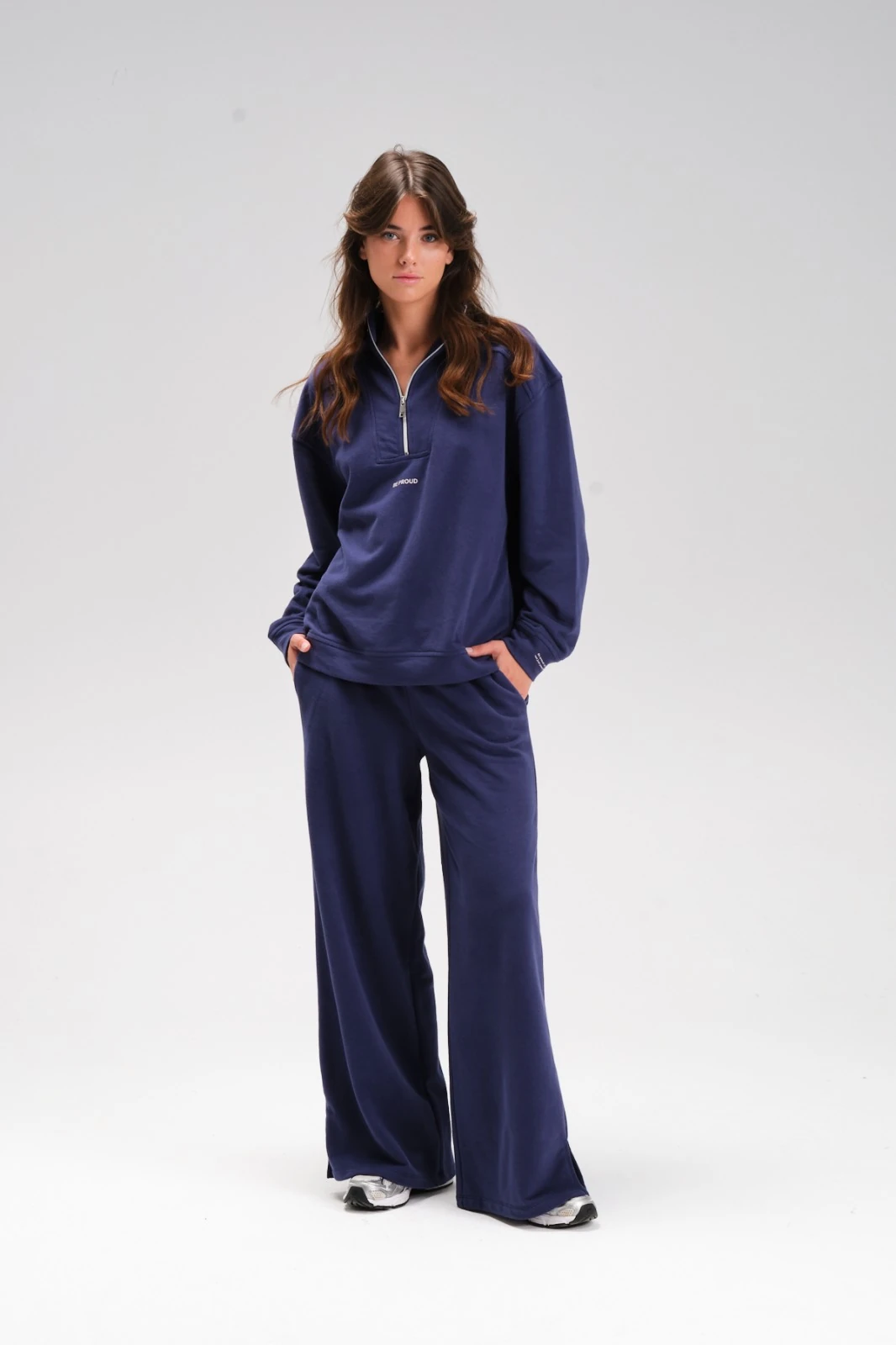  Fermuarlı Yüksek Yaka İkili Takım