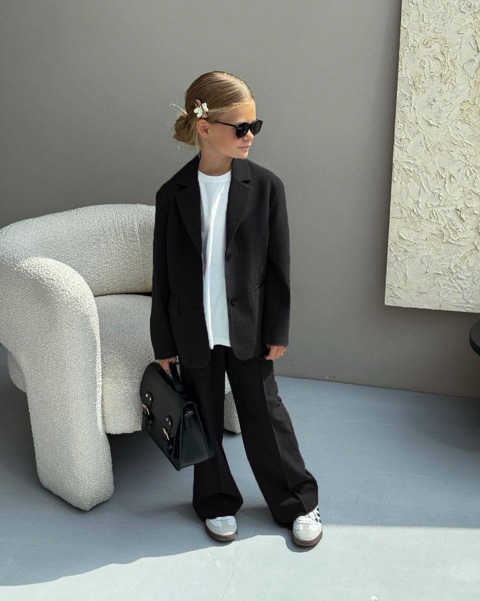 Siyah Blazer Takım