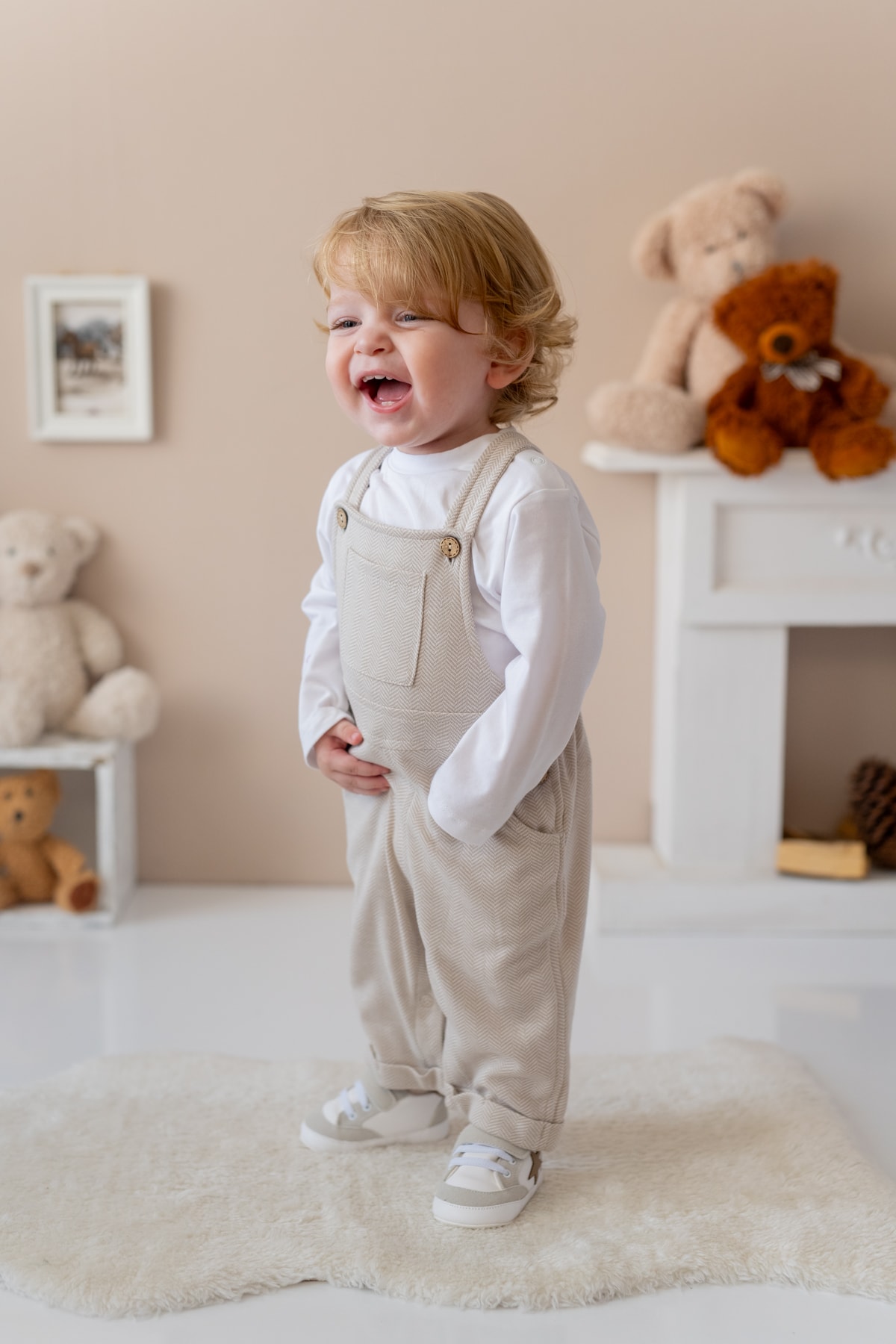 Erkek Bebek Saloped ve T-shirt Takım