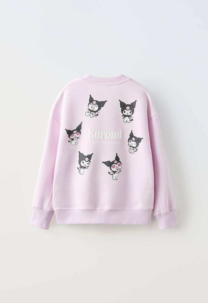 Kuromi Pembe Sweatshirt