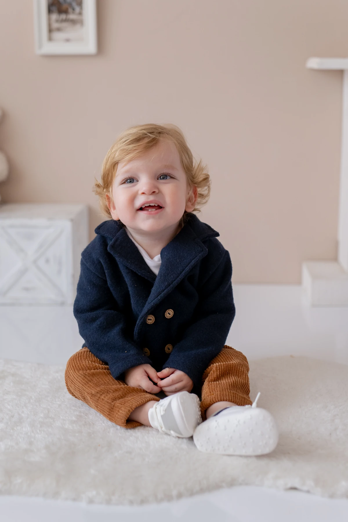 Erkek Bebek Örme Ceket