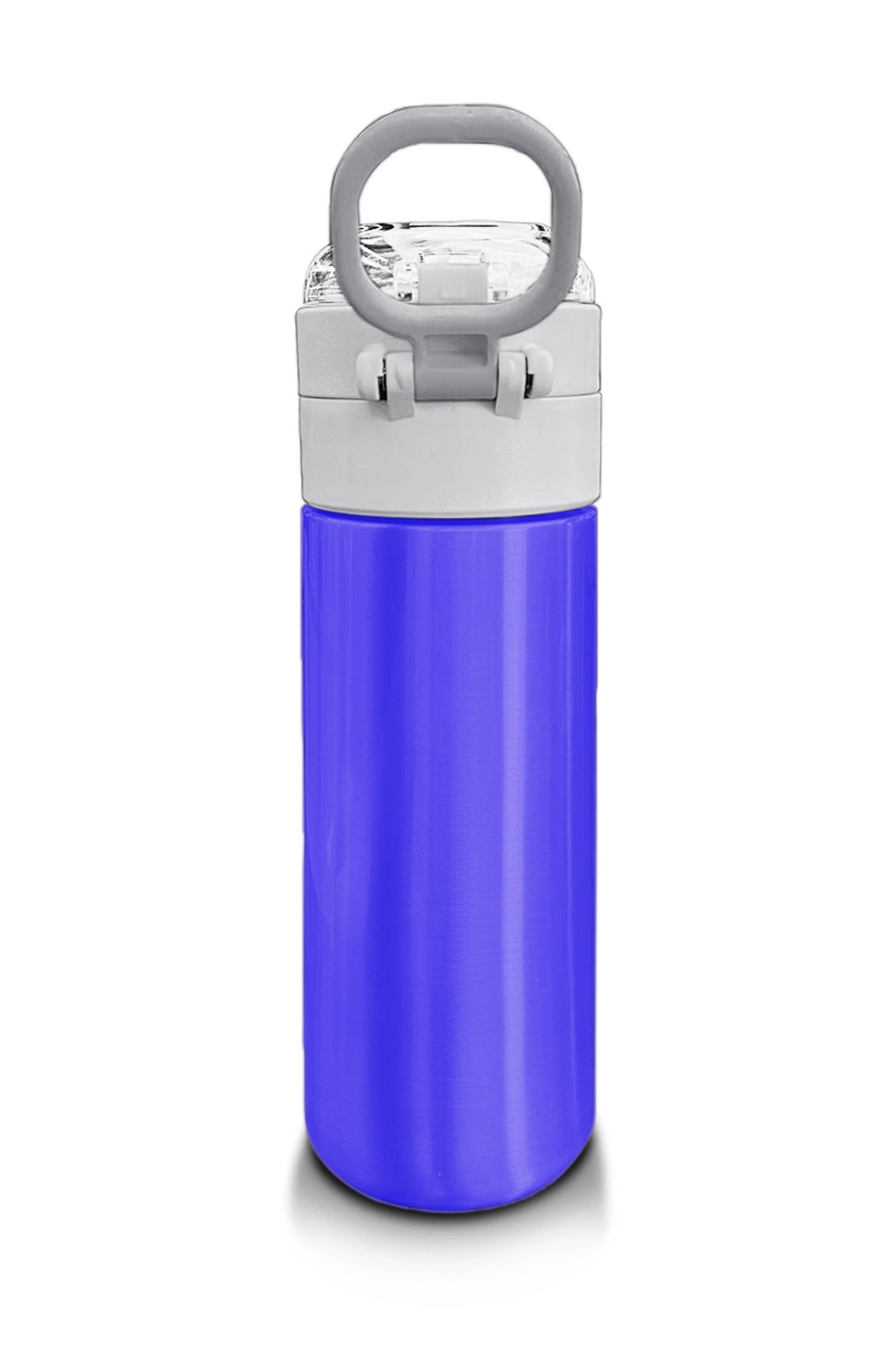 Coral High Kids Lavanta Desenli Pipetli ve Direkt İçim Çelik Termos 500 ml