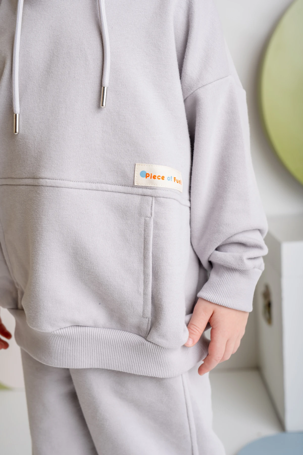 Erkek Çocuk Kapşonlu Kanguru Cepli Sweatshirt Takım