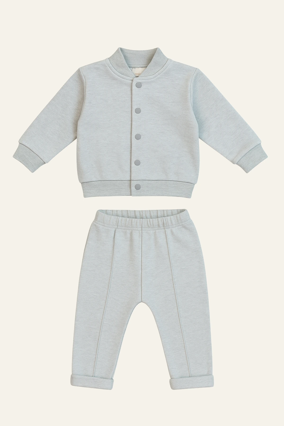 Erkek Bebek Çıtlı Örme Ceket ve Pantolon Takım