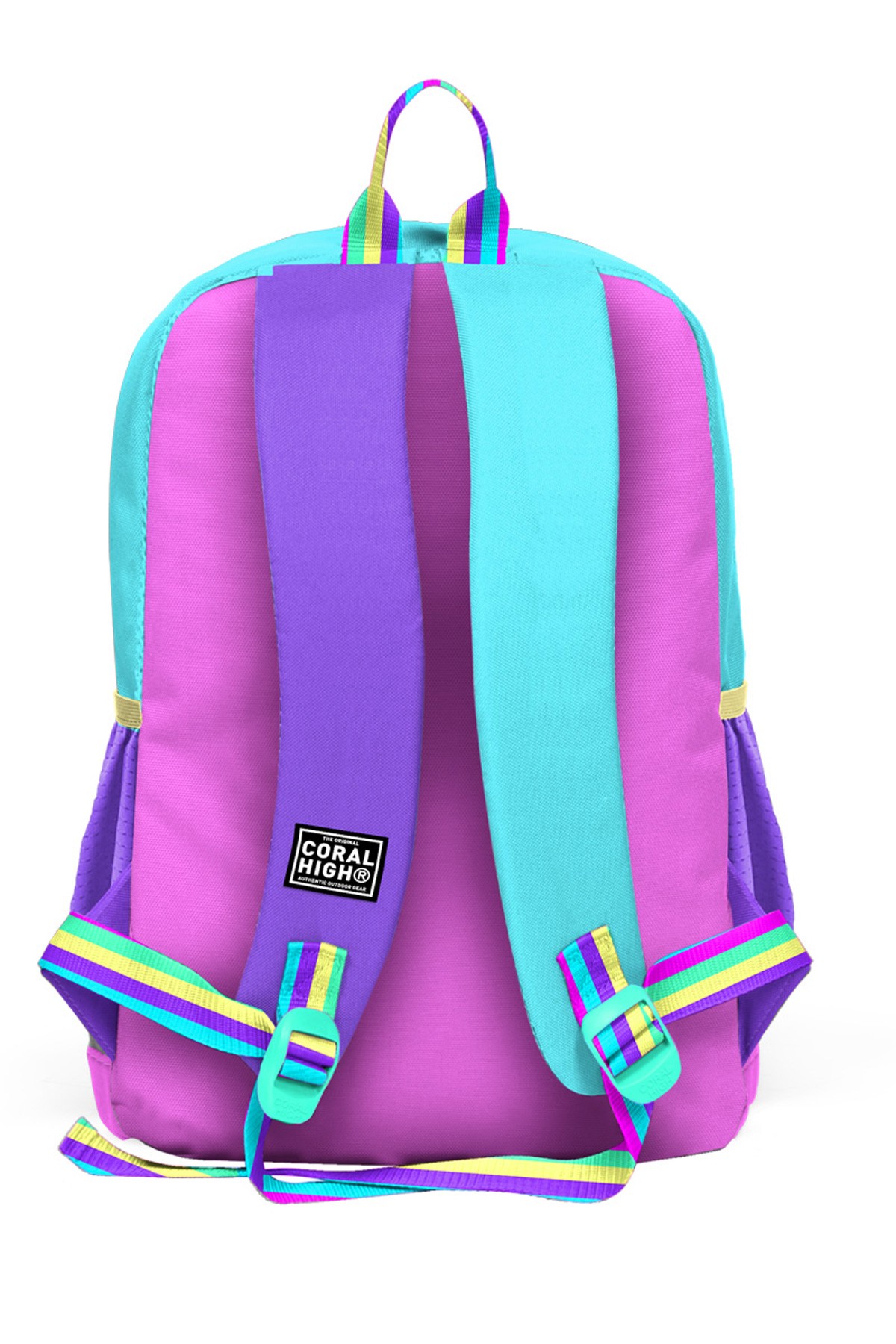 Coral High Kids Pembe Pastel Renkli 3’lü Okul Çanta Seti