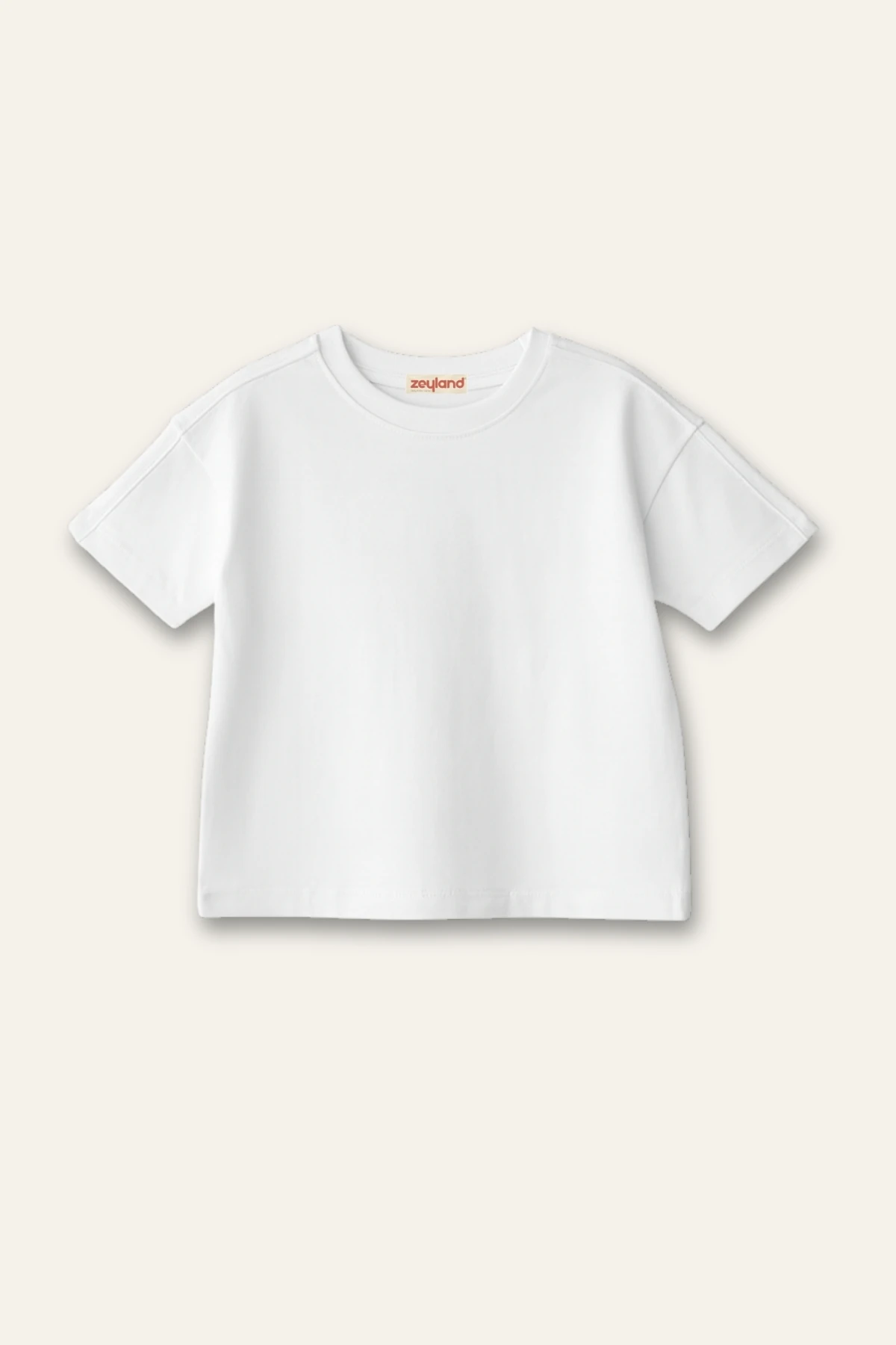 Kısa Kol Basic T-shirt - Beyaz