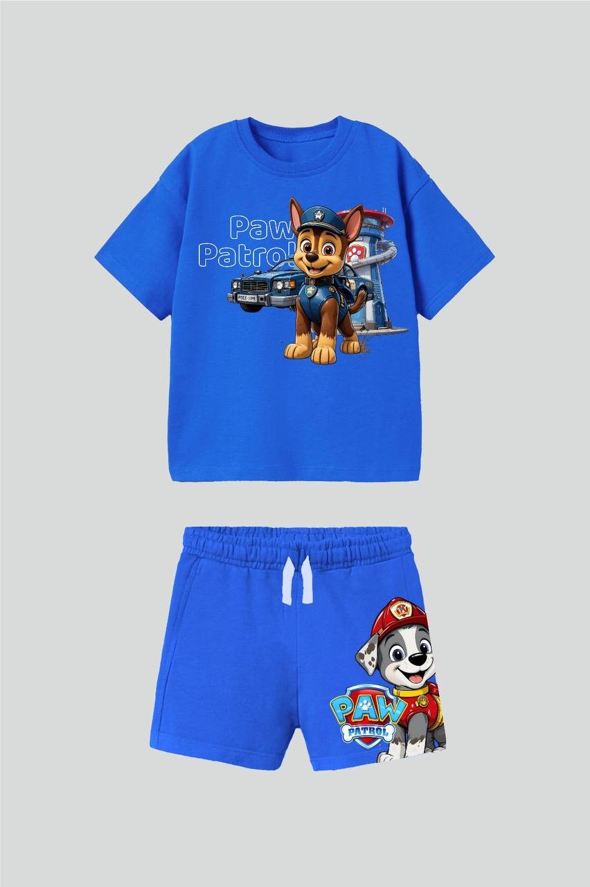 Pawpatrol Şortlu Takım - Mavi