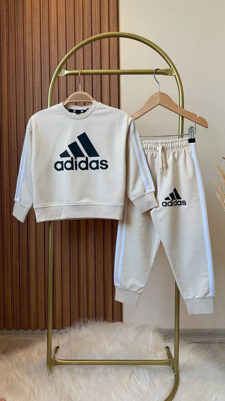 Adidas Baskılı Takım  - Krem