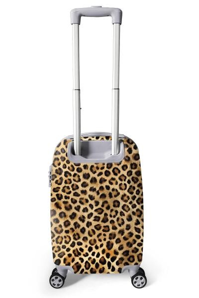 Corol High Leopar Desen Kabin Boy Valiz