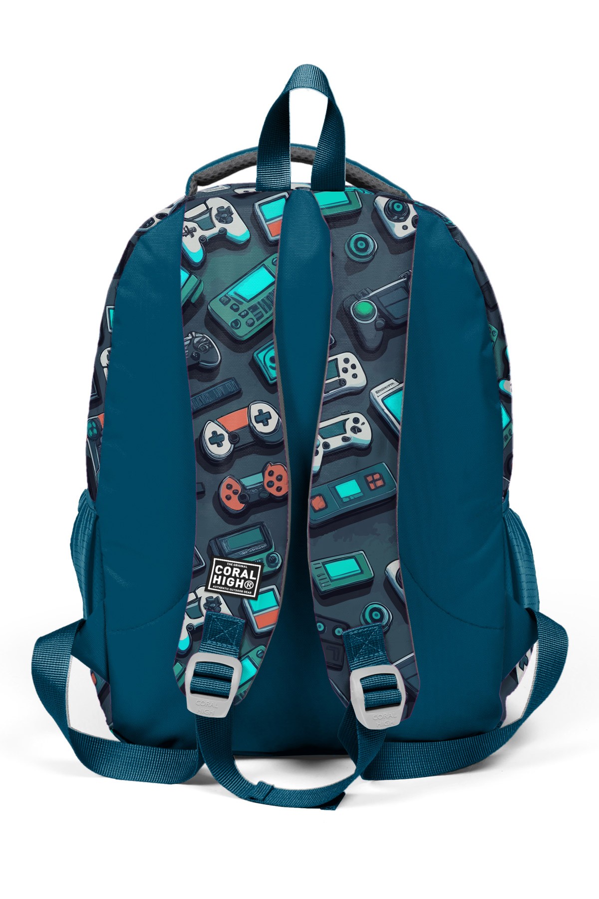 Coral High Kids Nefti Gamer Desenli 3’lü Okul Çanta Seti