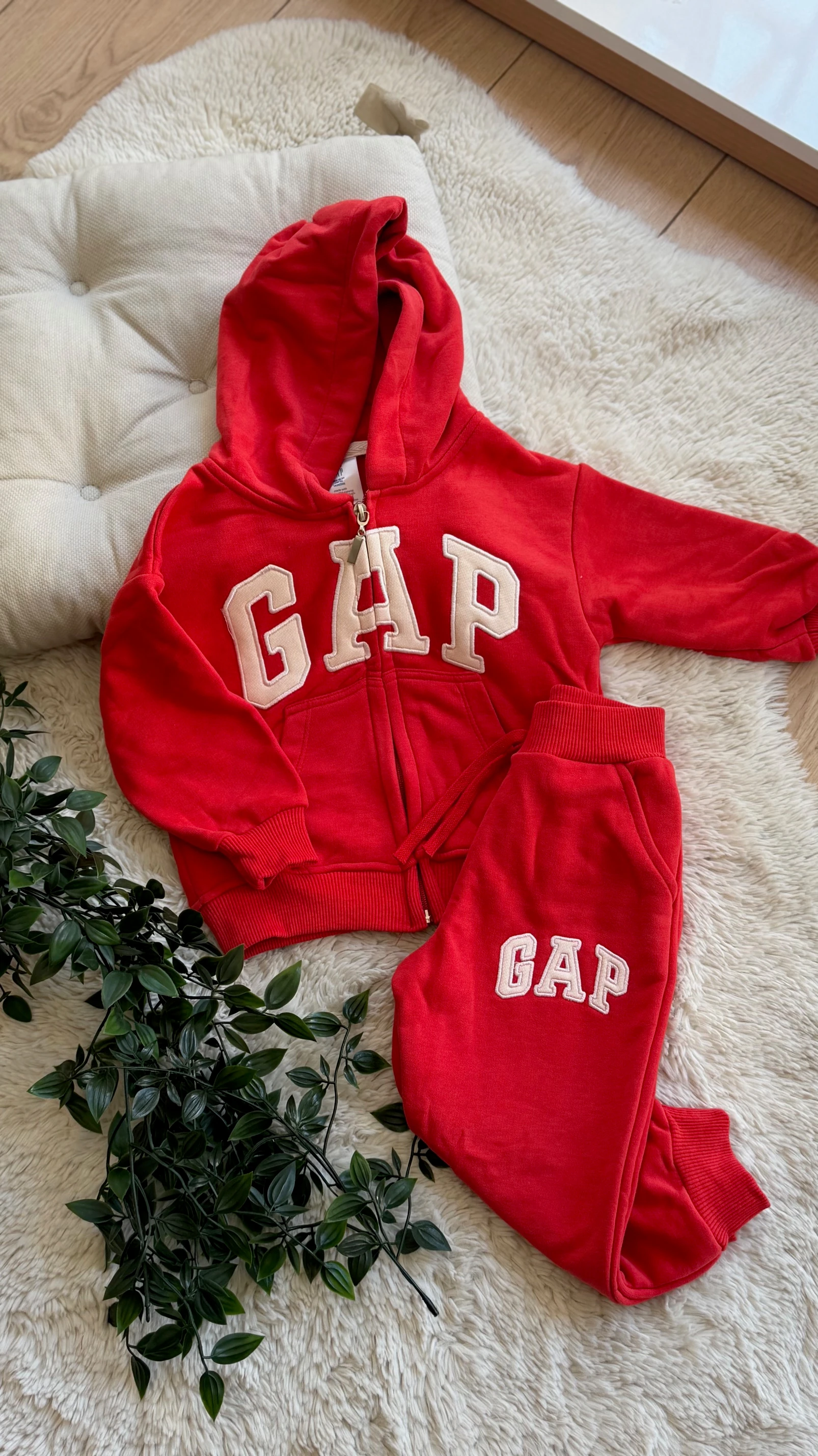 Kapüşonlu Gp Takım - Kırmızı