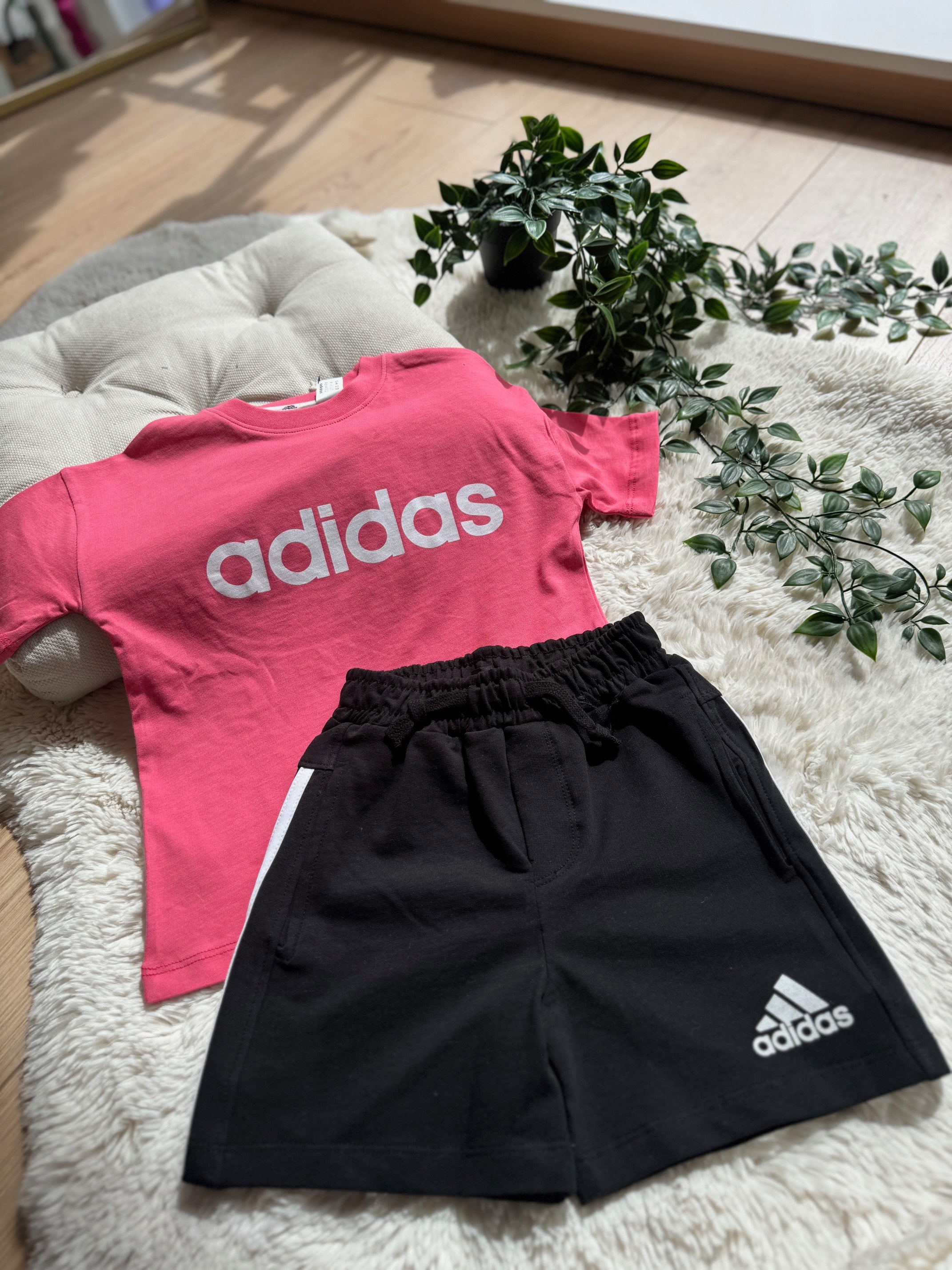 Adidas Şortlu Takım - Pembe