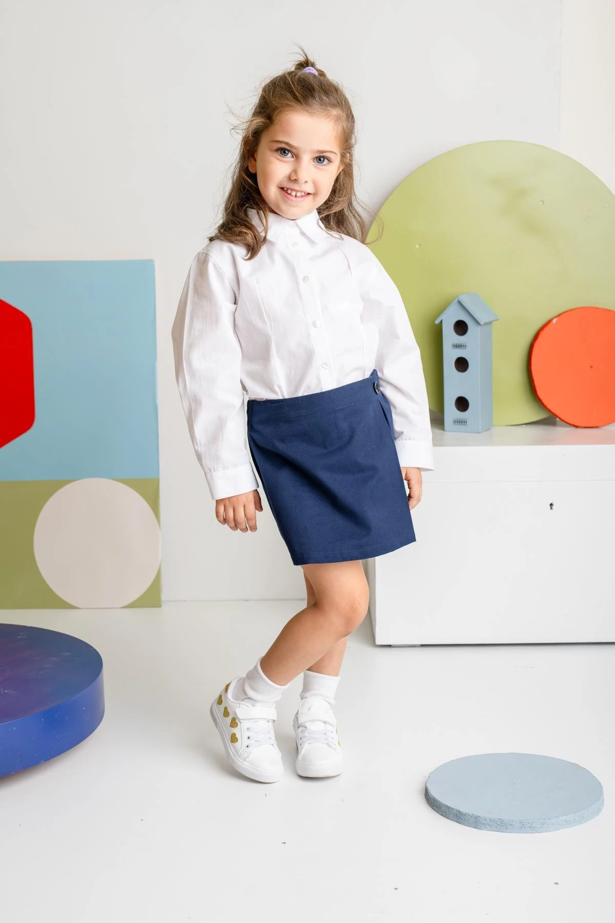 Kız Çocuk Poplin Gömlek