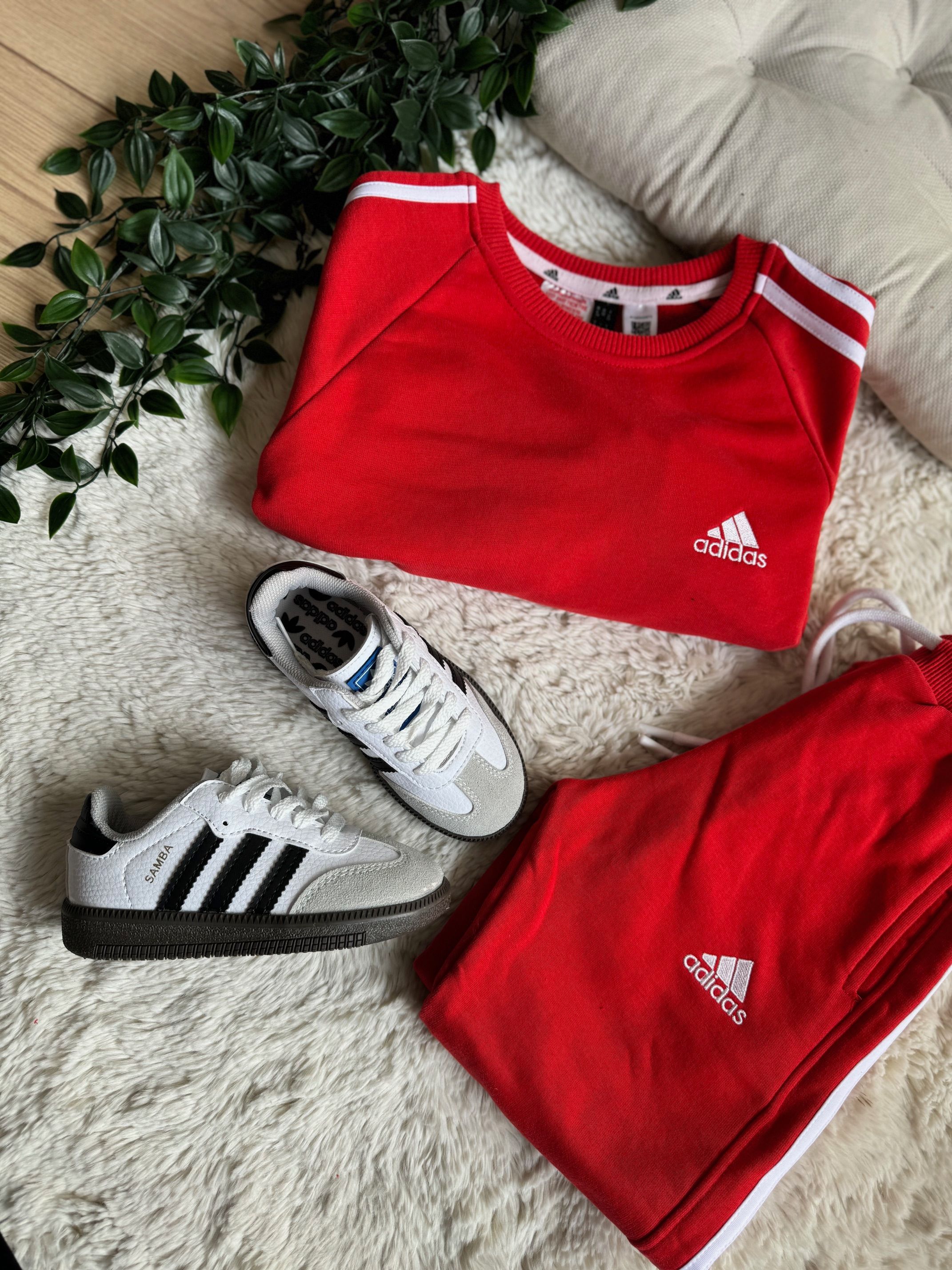 Kırmızı Adidas Takım (6-14 Yaş)