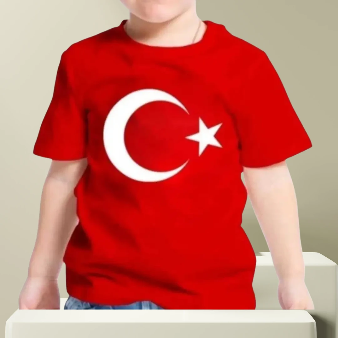 Atatürk Tişört - Kırmızı Siyah