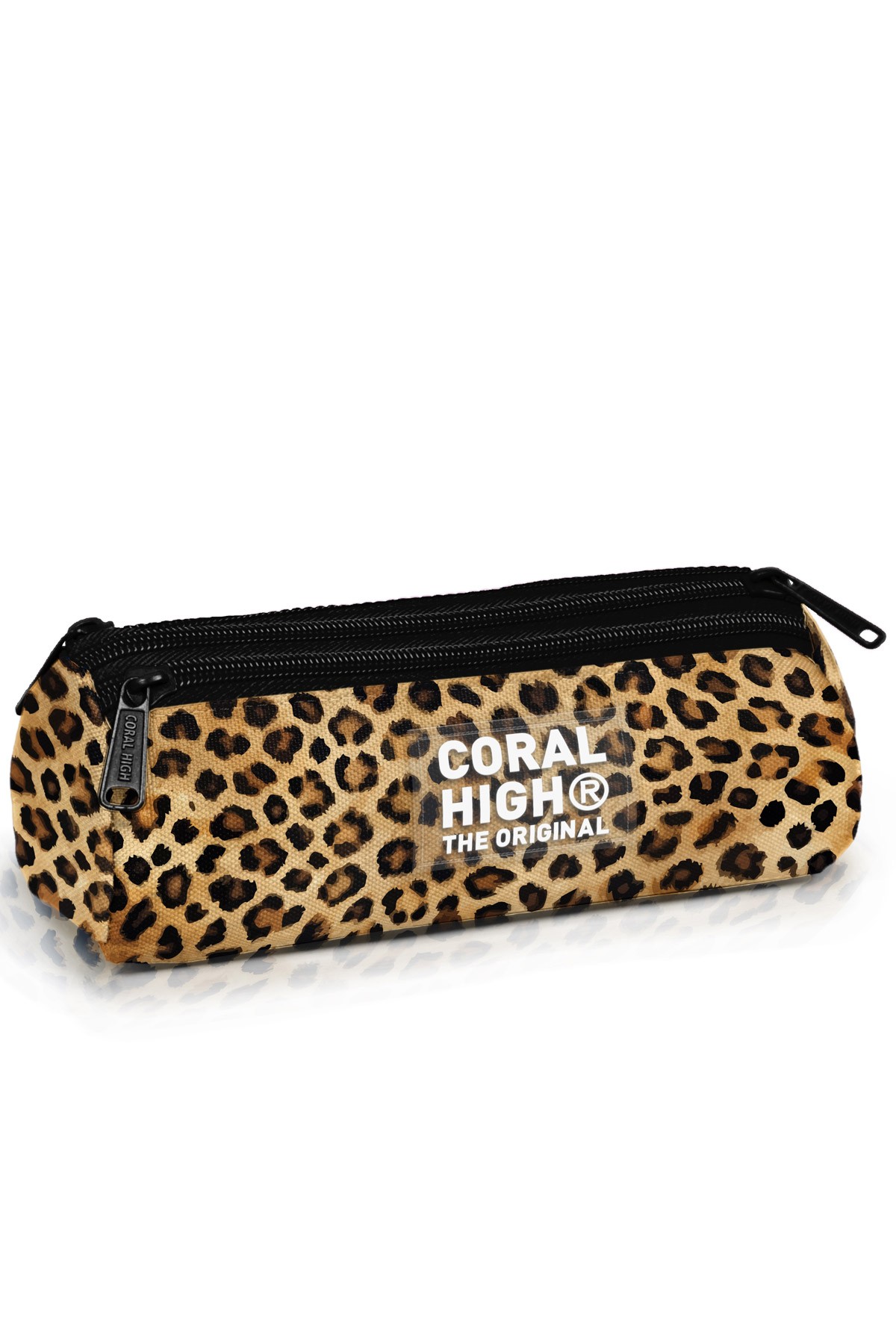 Coral High Kahverengi Leopar Desenli 3’lü Okul Çanta Seti
