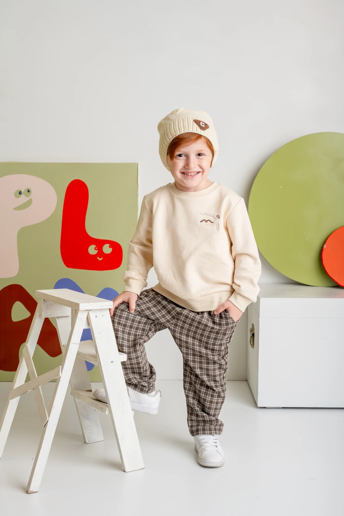 Erkek Bebek Sweatshirt ve Pantolon Takım