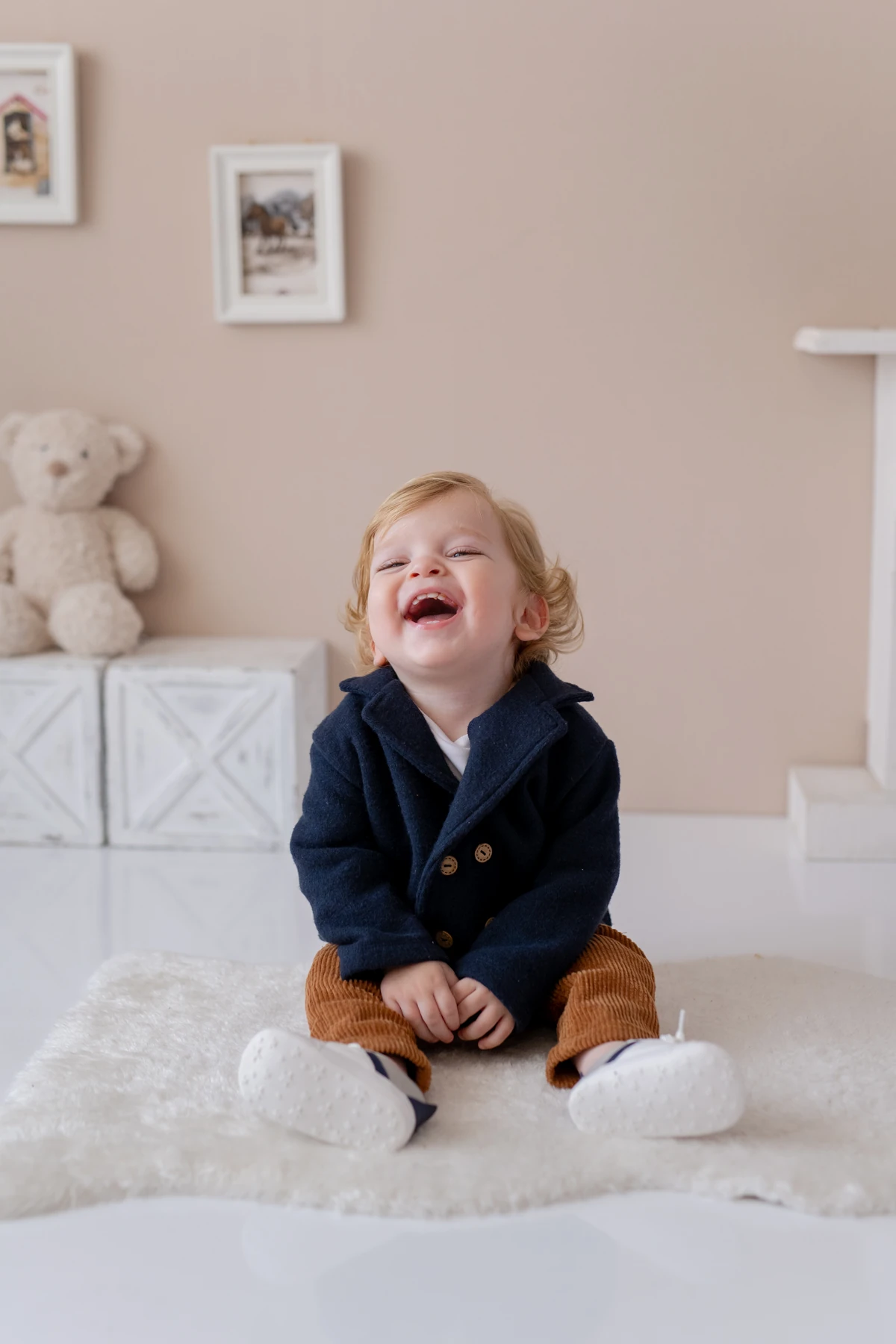 Erkek Bebek Örme Ceket