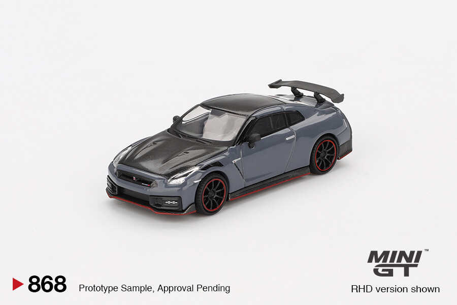 Mini GT 1/64 Nissan GT-R Nismo 2024 NISMO Stealth Gray MGT00868