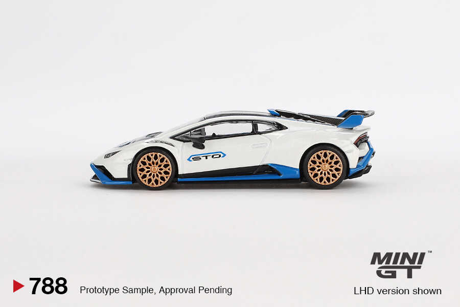 Mini GT 1/64 Lamborghini Huracán STO Bianco Asopo MGT00788