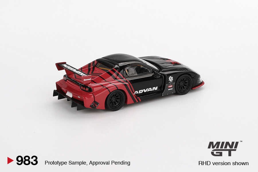 (ÖN SATIŞ) Mini GT 1/64 Mazda RX-7 LB-Super Silhouette Advan MGT00983