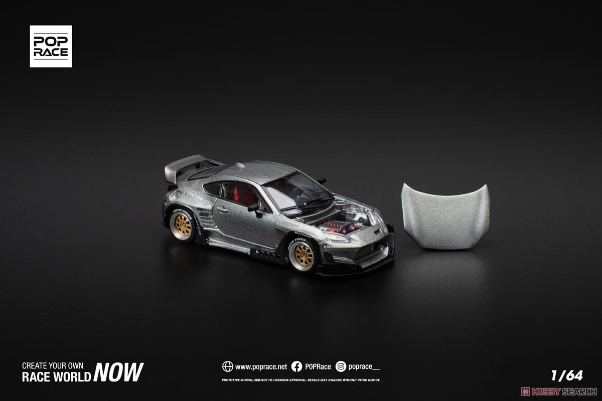 Pop Race Pandem Toyota GR86 - Silver