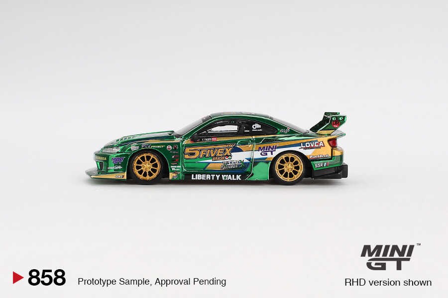  Mini GT 1/64 Nissan LB-Super Silhouette S15 SILVIA LBWK 2024 Fausto Racing MGT00858