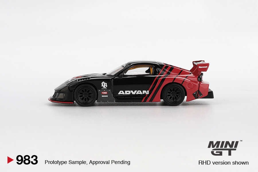 (ÖN SATIŞ) Mini GT 1/64 Mazda RX-7 LB-Super Silhouette Advan MGT00983