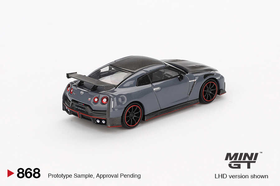 Mini GT 1/64 Nissan GT-R Nismo 2024 NISMO Stealth Gray MGT00868