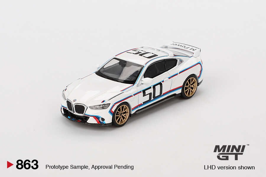 Mini GT 1/64 BMW 3.0 CSL White MGT00863