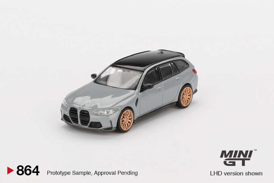 (ÖN SATIŞ) Mini GT 1/64 BMW M3 Competition Touring Brooklyn Grey MGT00864
