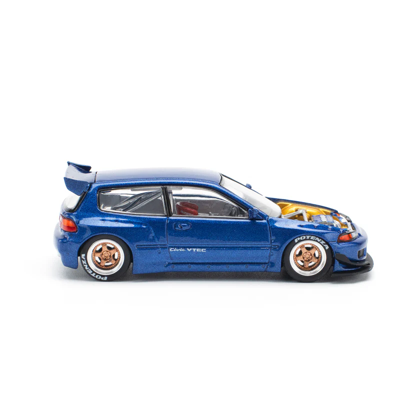 Pop Race Honda Civic EG6 Pandem Metallic Blue
