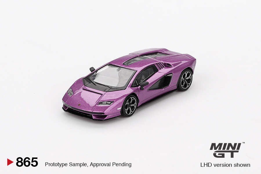  Mini GT 1/64 Lamborghini Countach LPI 800-4 Viola 30th MGT00865