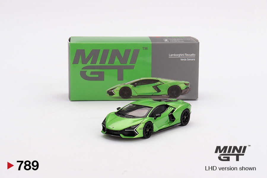 (ÖN SATIŞ) Mini GT 1/64 Lamborghini Revuelto Verde Selvans MGT00789