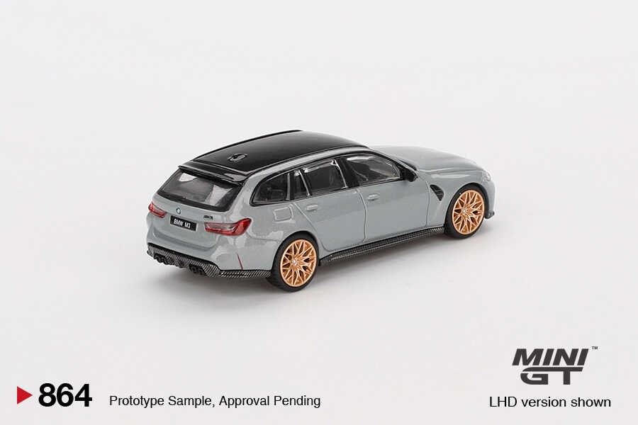 (ÖN SATIŞ) Mini GT 1/64 BMW M3 Competition Touring Brooklyn Grey MGT00864