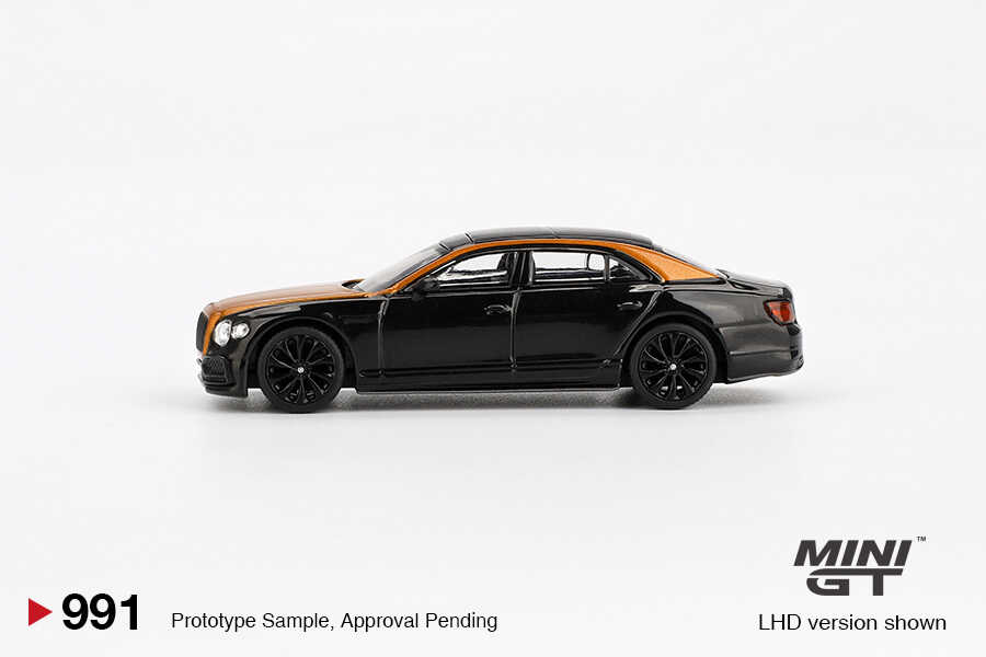Mini GT 1/64 Bentley Flying Spur Orange Flame / Onyx MGT00991