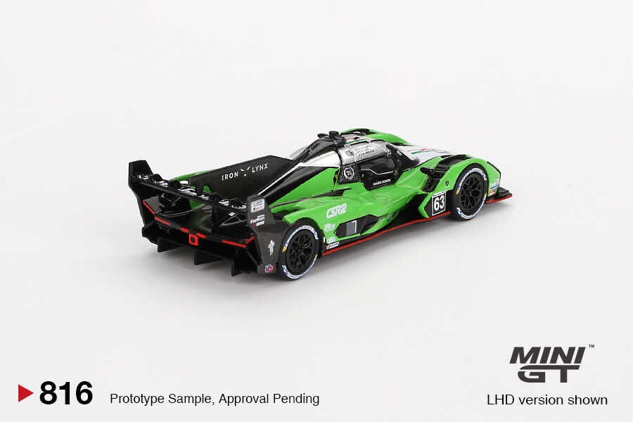  Mini GT 1/64 Lamborghini SC63 #63 Iron lynx 2024 IMSA Sebring 12 Hrs MGT00816