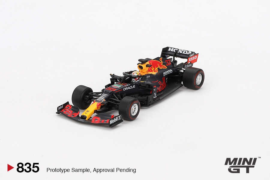  Mini GT 1/64 Red Bull RB16B #33 Max Verstappen 2021 Abu Dhabi Grand Prix Winner